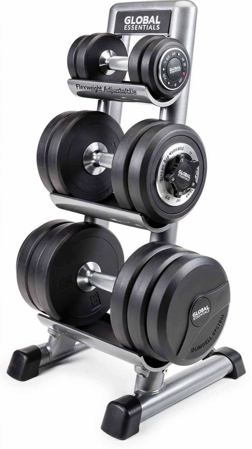 Flex-Weight Adjustable Dumbbell System